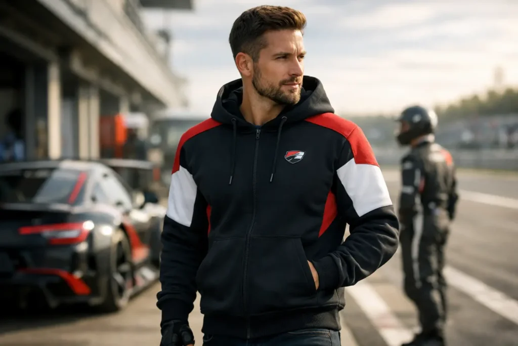 Motorsport Hoodie Herren - worauf es ankommt