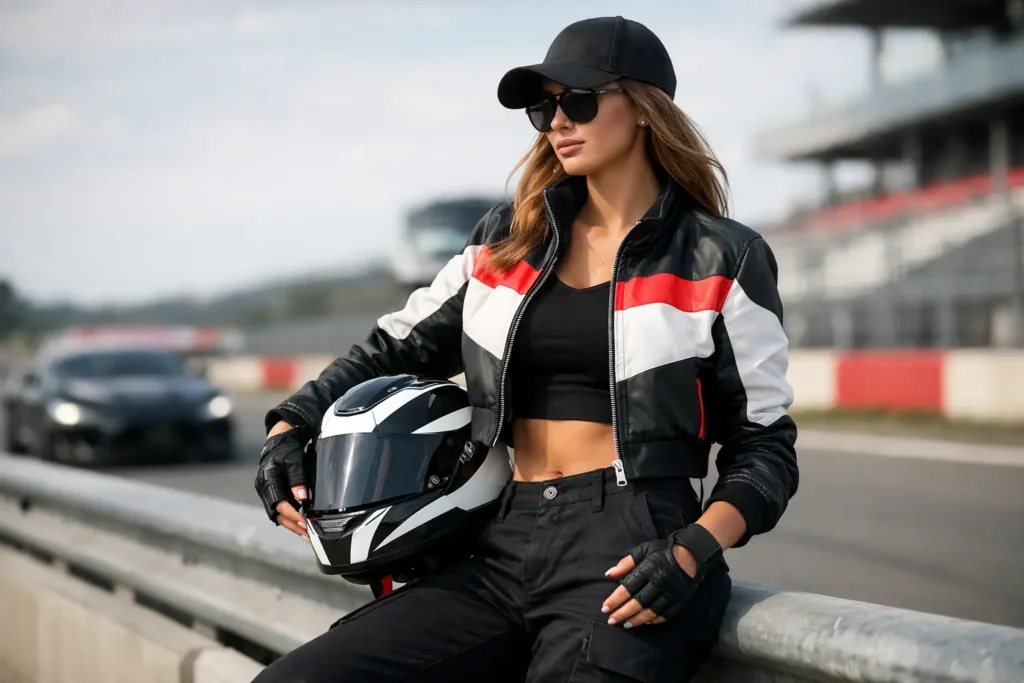 Motorsport Streetwear Damen richtig stylen