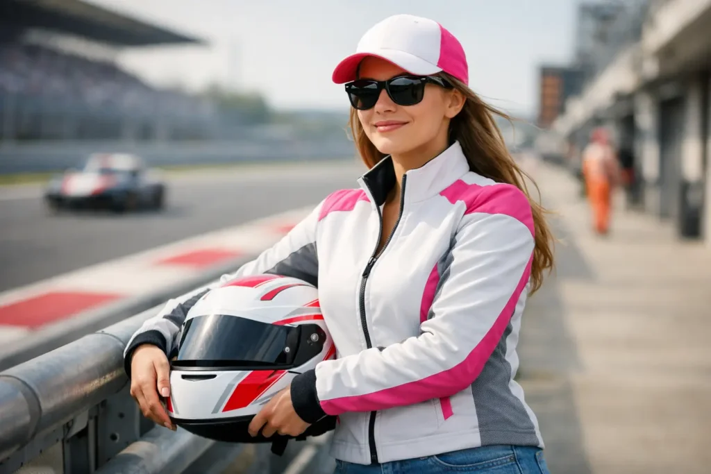 Racing Fanmode Damen mit echter Track-Attitüde