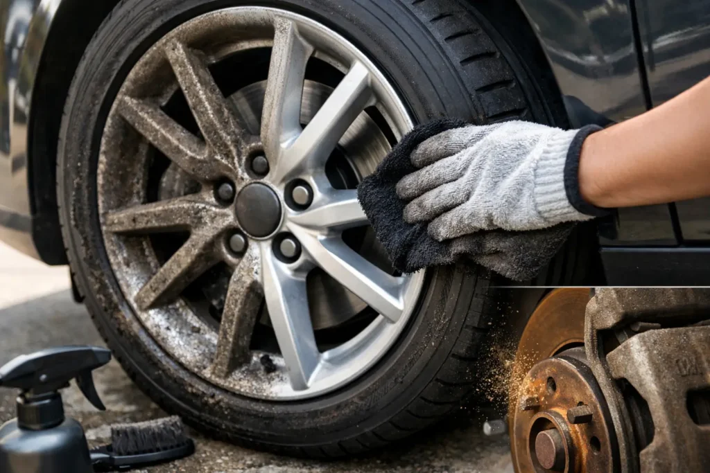 Bremsen machen Felgen dreckig - und das ist gut