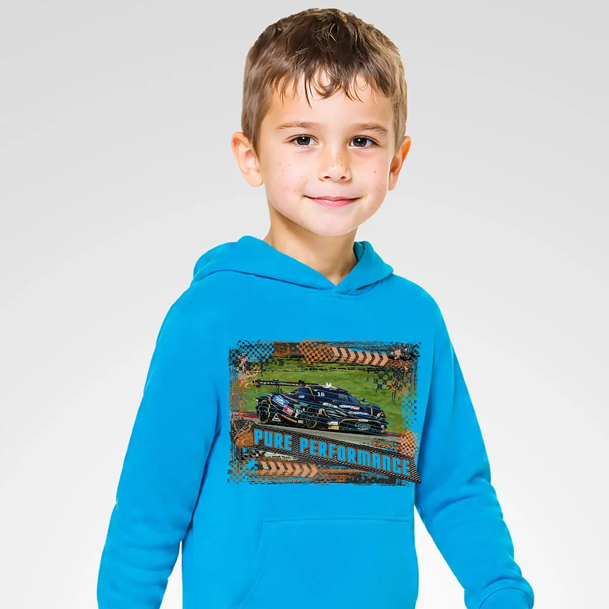 McLaren 720S GT3 Evo Kids Hoodie #16 - Motorsport Artwear 4 McLaren 720S GT3 Evo Kids Hoodie #16 - Motorsport Artwear – Bild 4
