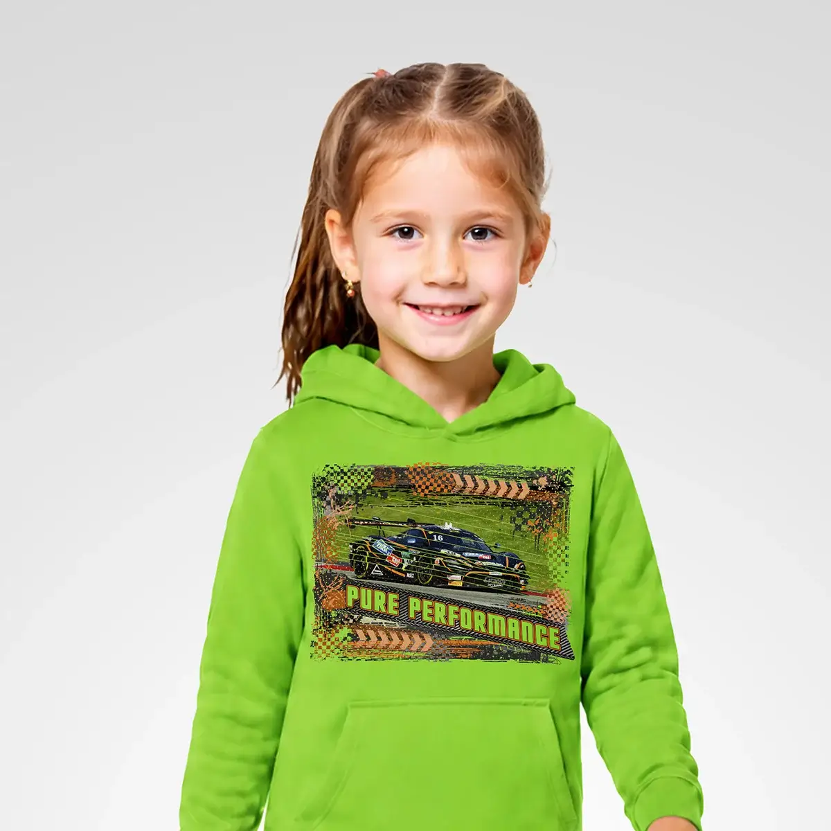 McLaren 720S GT3 Evo Kids Hoodie #16 - Motorsport Artwear 5 McLaren 720S GT3 Evo Kids Hoodie #16 - Motorsport Artwear – Bild 5