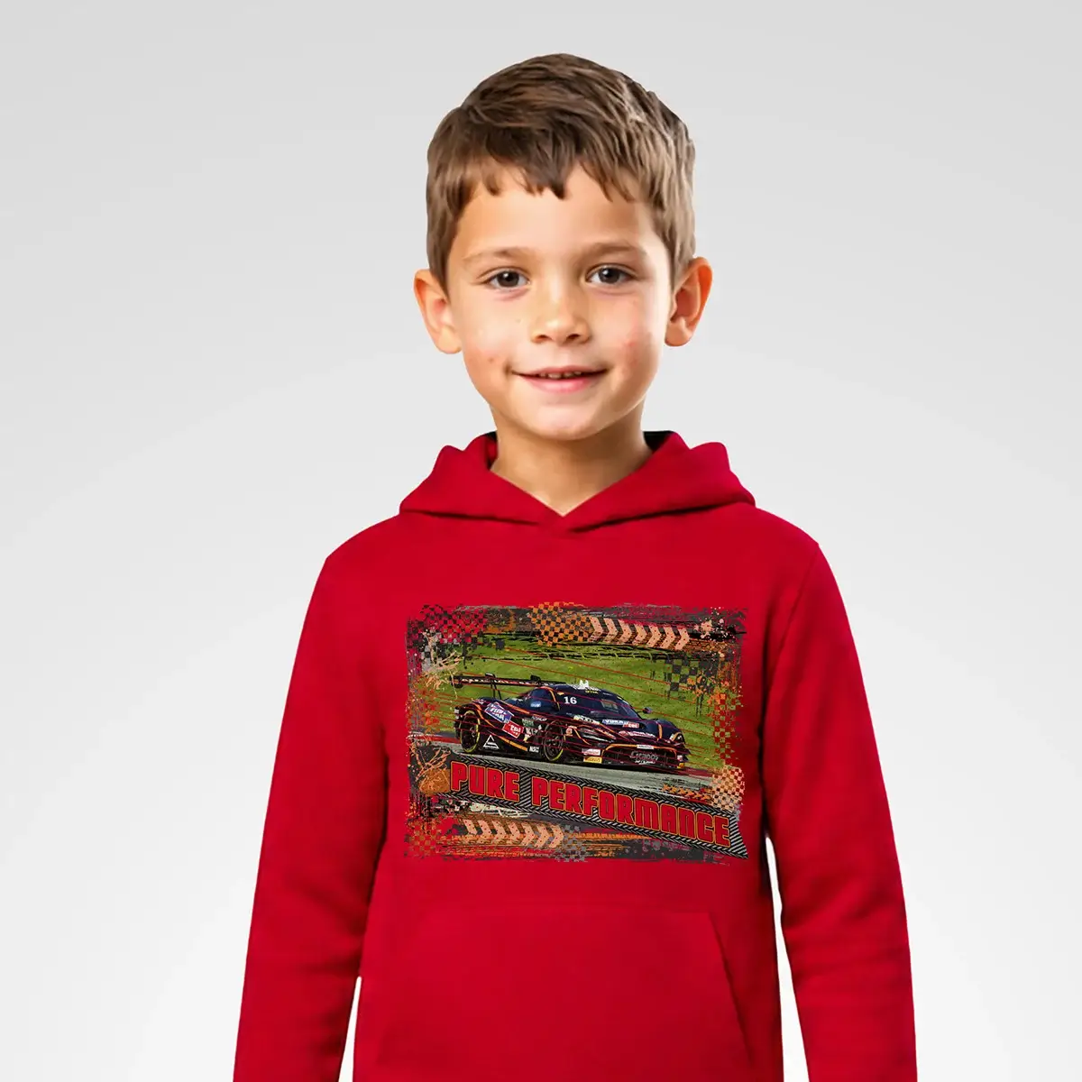 McLaren 720S GT3 Evo Kids Hoodie #16 - Motorsport Artwear 6 McLaren 720S GT3 Evo Kids Hoodie #16 - Motorsport Artwear – Bild 6