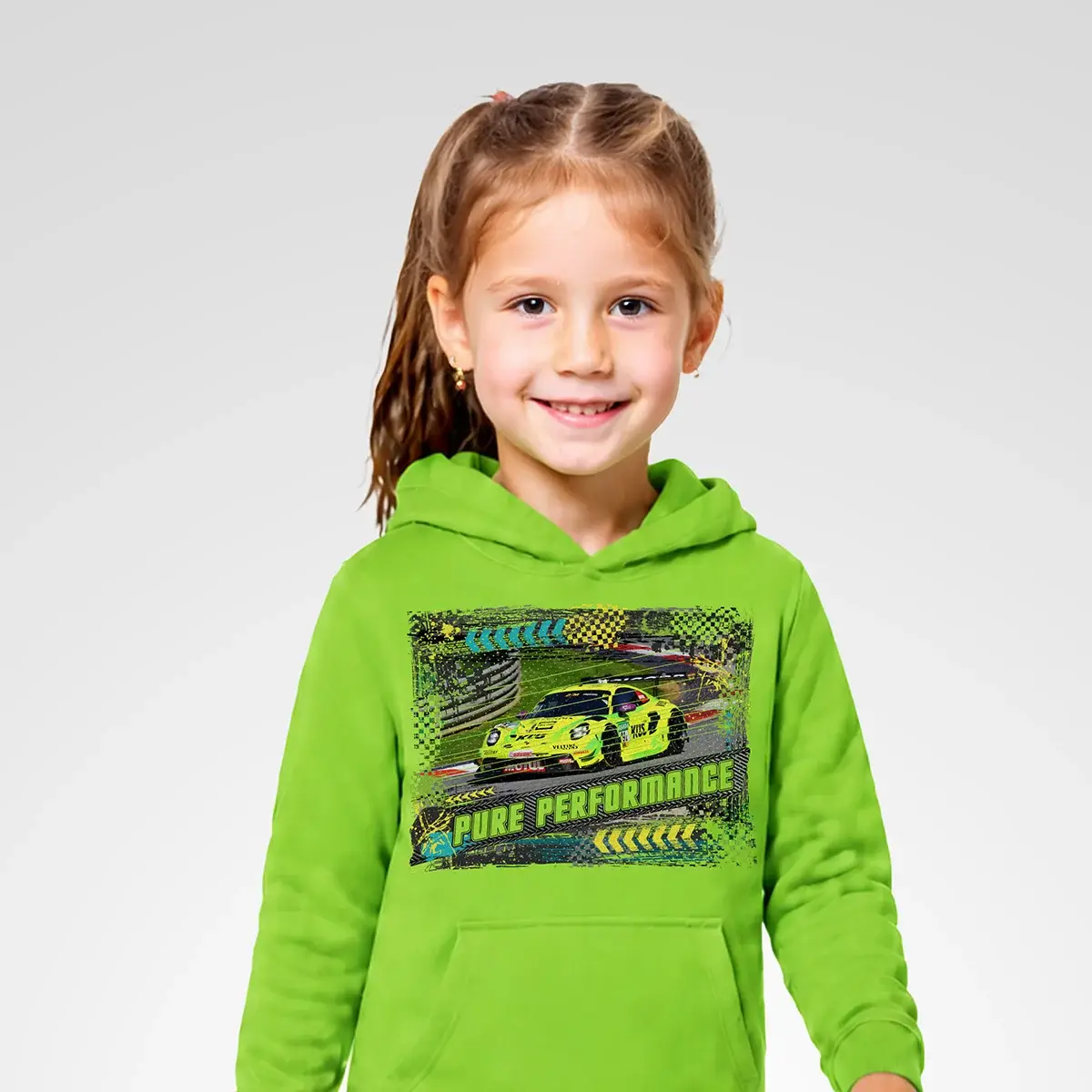 Porsche 911 GT3 R Kids Hoodie #91 - Motorsport Artwear 5 Porsche 911 GT3 R Kids Hoodie #91 - Motorsport Artwear – Bild 5