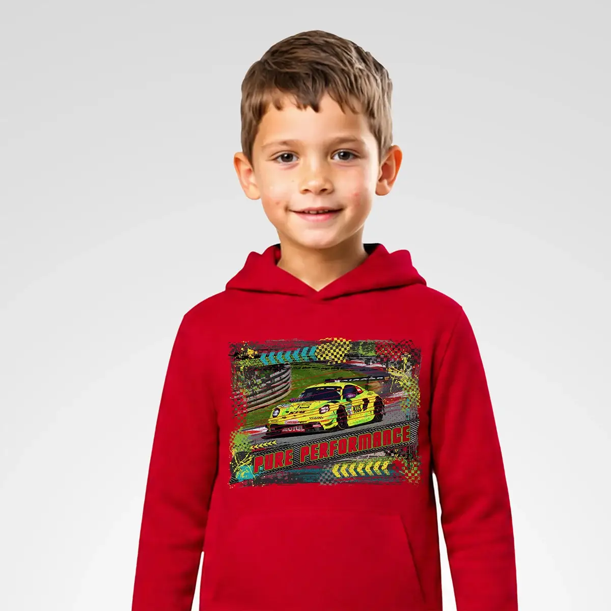 Porsche 911 GT3 R Kids Hoodie #91 - Motorsport Artwear 3 Porsche 911 GT3 R Kids Hoodie #91 - Motorsport Artwear – Bild 3