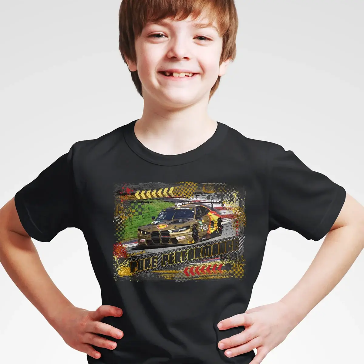 BMW M4 GT3 Kids T-Shirt #3 - Motorsport Artwear 5 BMW M4 GT3 Kids T-Shirt #3 - Motorsport Artwear â Bild 5