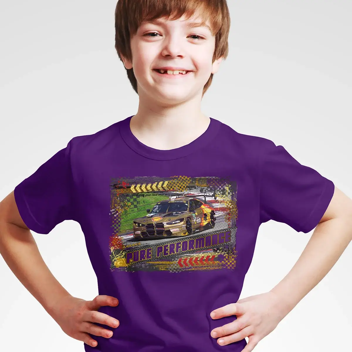BMW M4 GT3 Kids T-Shirt #3 - Motorsport Artwear 4 BMW M4 GT3 Kids T-Shirt #3 - Motorsport Artwear â Bild 4