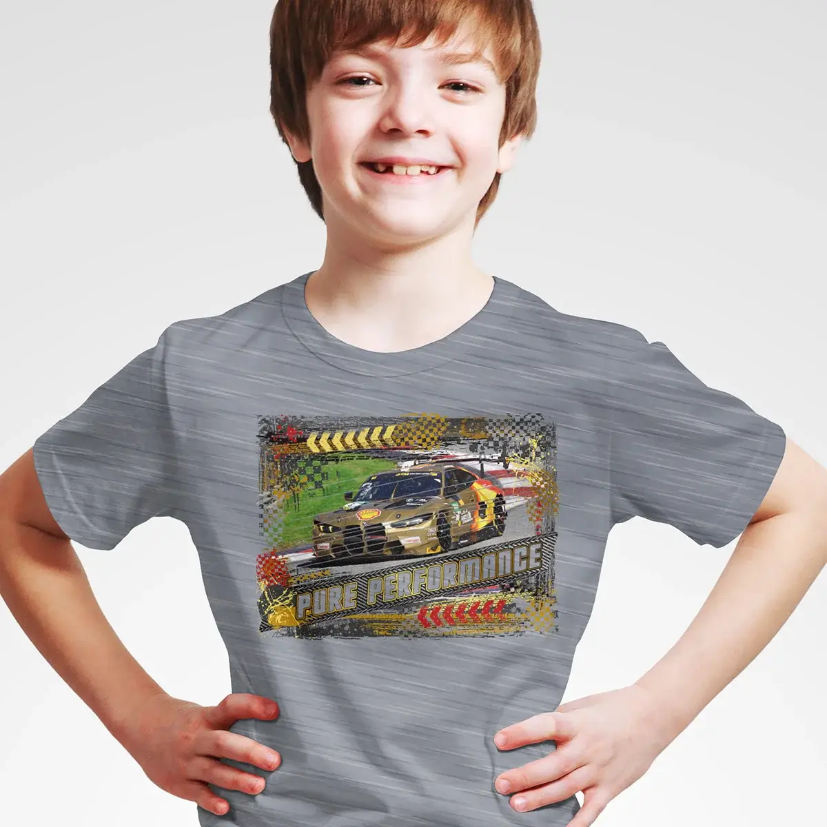 BMW M4 GT3 Kids T-Shirt #3 - Motorsport Artwear 3 BMW M4 GT3 Kids T-Shirt #3 - Motorsport Artwear â Bild 3
