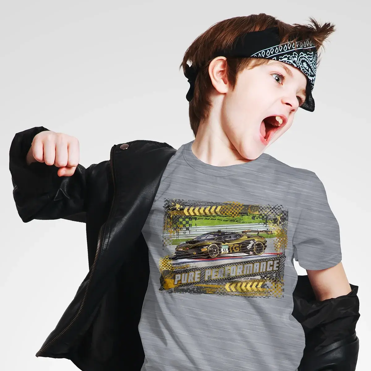 Lamborghini Temerario GT3 Kids T-Shirt #63 - Motorsport Artwear 3 Lamborghini Temerario GT3 Kids T-Shirt #63 - Motorsport Artwear – Bild 3
