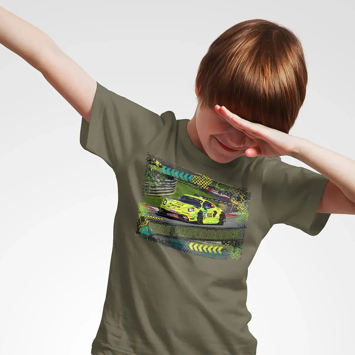 Porsche 911 GT3 R Kids T-Shirt #91 - Motorsport Artwear 4 Porsche 911 GT3 R Kids T-Shirt #91 - Motorsport Artwear – Bild 4