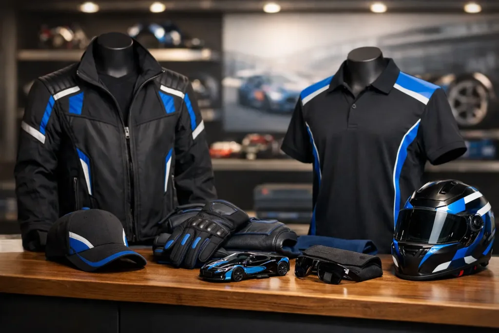 Motorsport Merchandise Shop für Race Mode