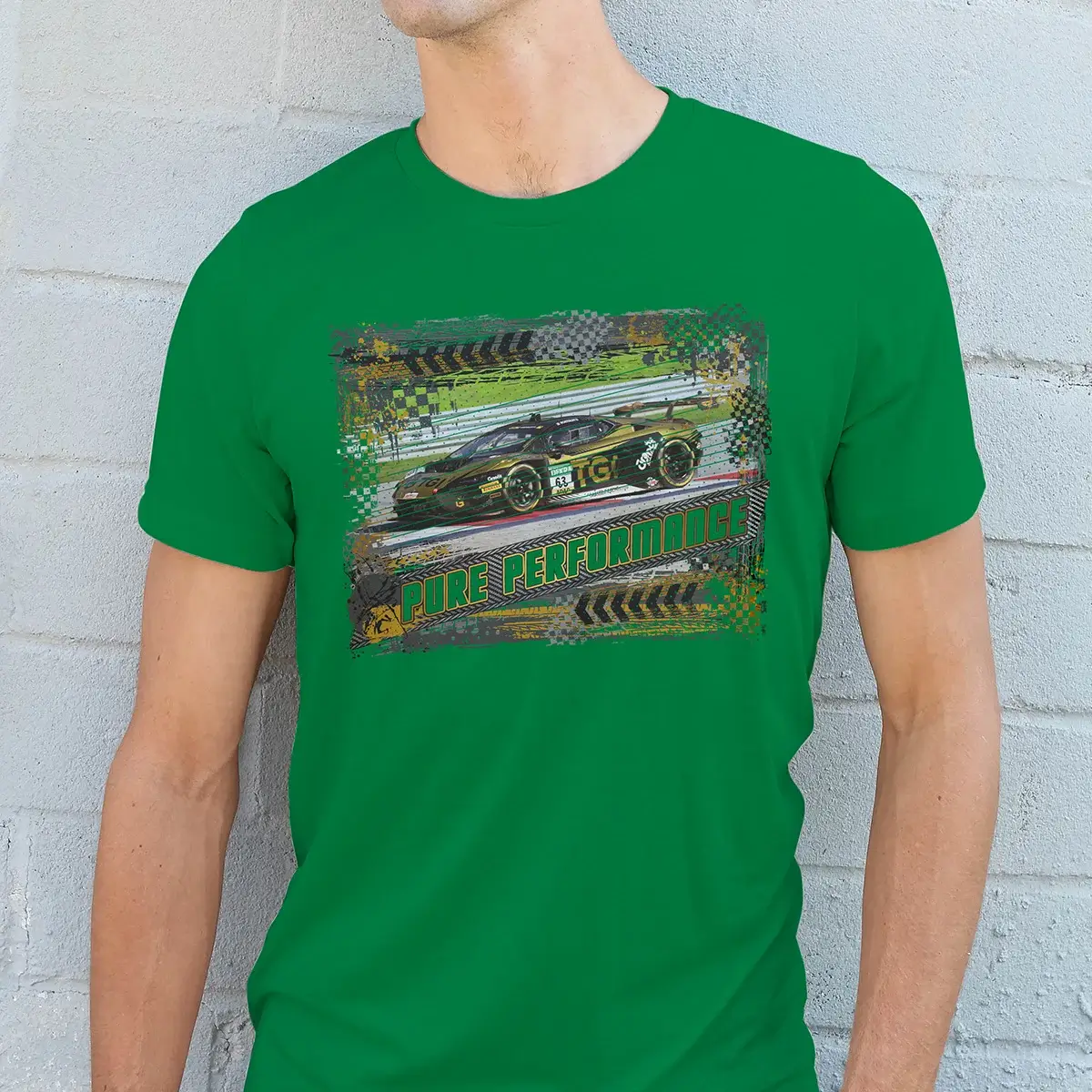 Lamborghini Temerario GT3 Herren T-Shirt #63 - Motorsport Artwear 3 Lamborghini Temerario GT3 Herren T-Shirt #63 - Motorsport Artwear – Bild 3