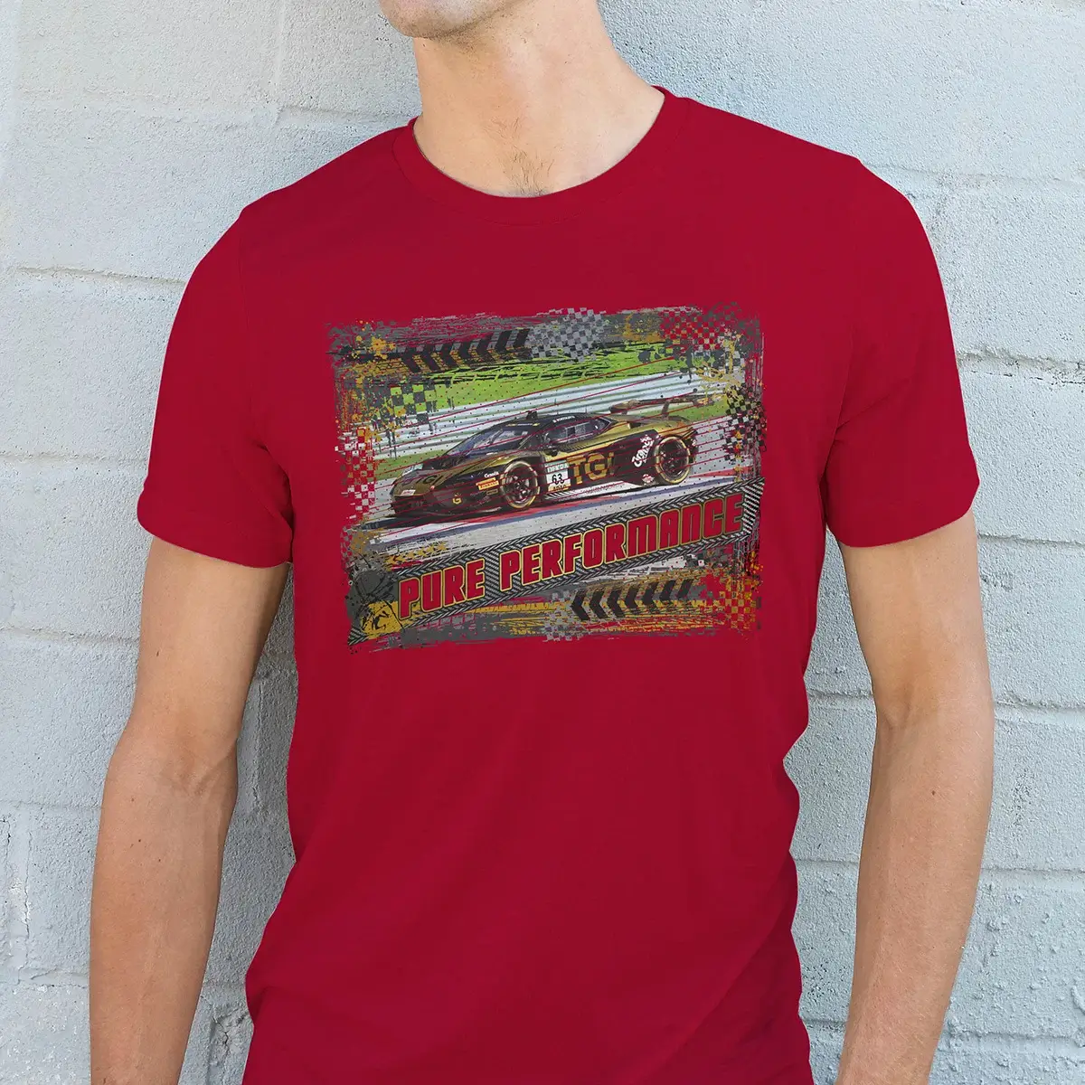 Lamborghini Temerario GT3 Herren T-Shirt #63 - Motorsport Artwear 4 Lamborghini Temerario GT3 Herren T-Shirt #63 - Motorsport Artwear – Bild 4