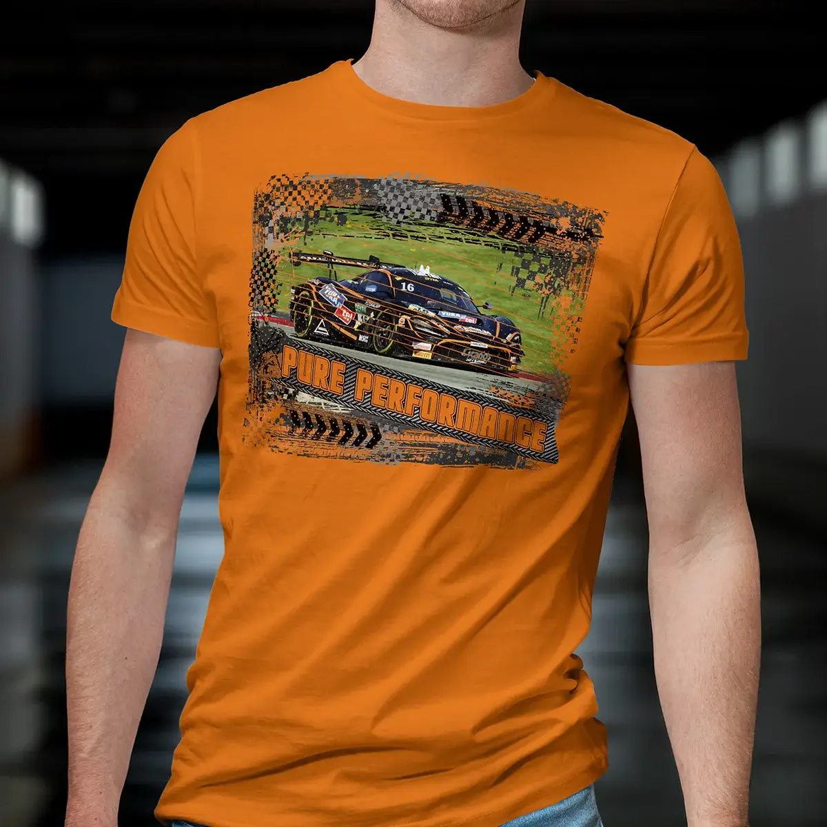 McLaren 720S GT3 Evo Herren T-Shirt #16 - Motorsport Artwear 1 McLaren 720S GT3 Evo T-Shirt