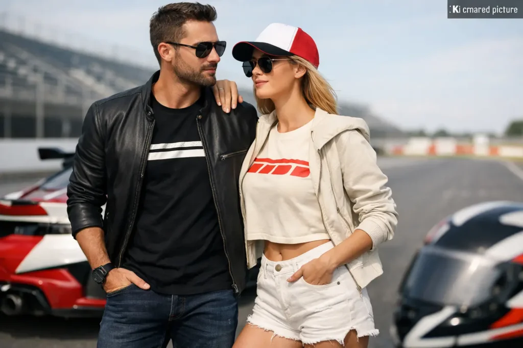 Wie du Slogan-Shirts kombinierst im Race Style