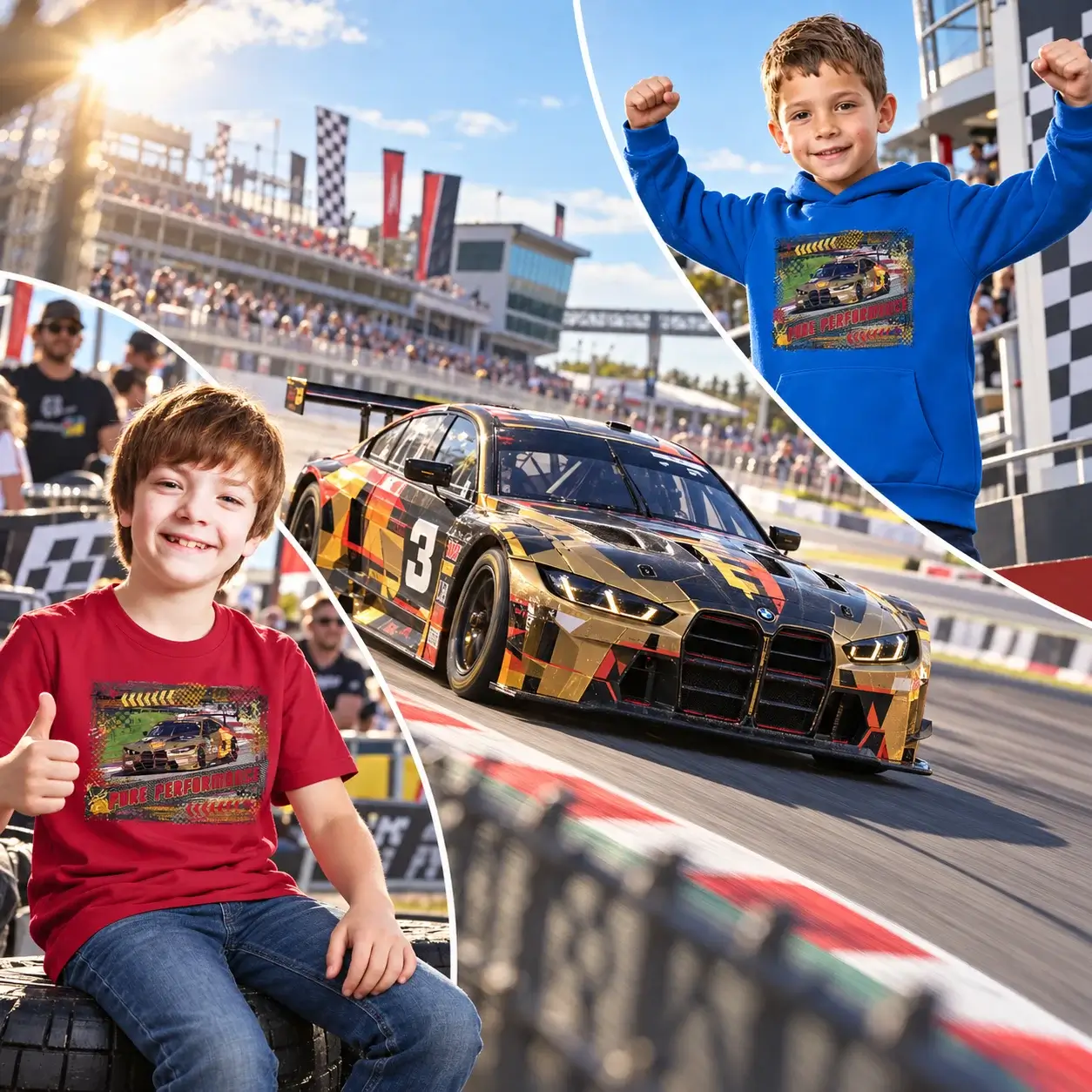 BMW M4 GT3 Kids Aktionskombi 3