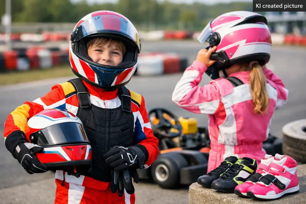 HOME 44 Kinder Rennsport Outfit praktisch auswählen