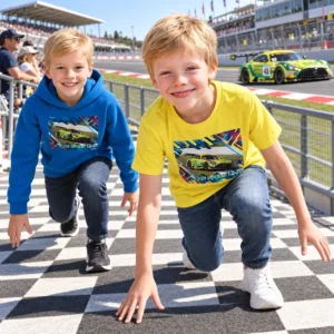 Kinder T-Shirt & Hoodie Mercedes AMG GT3 #48 Aktionskombi