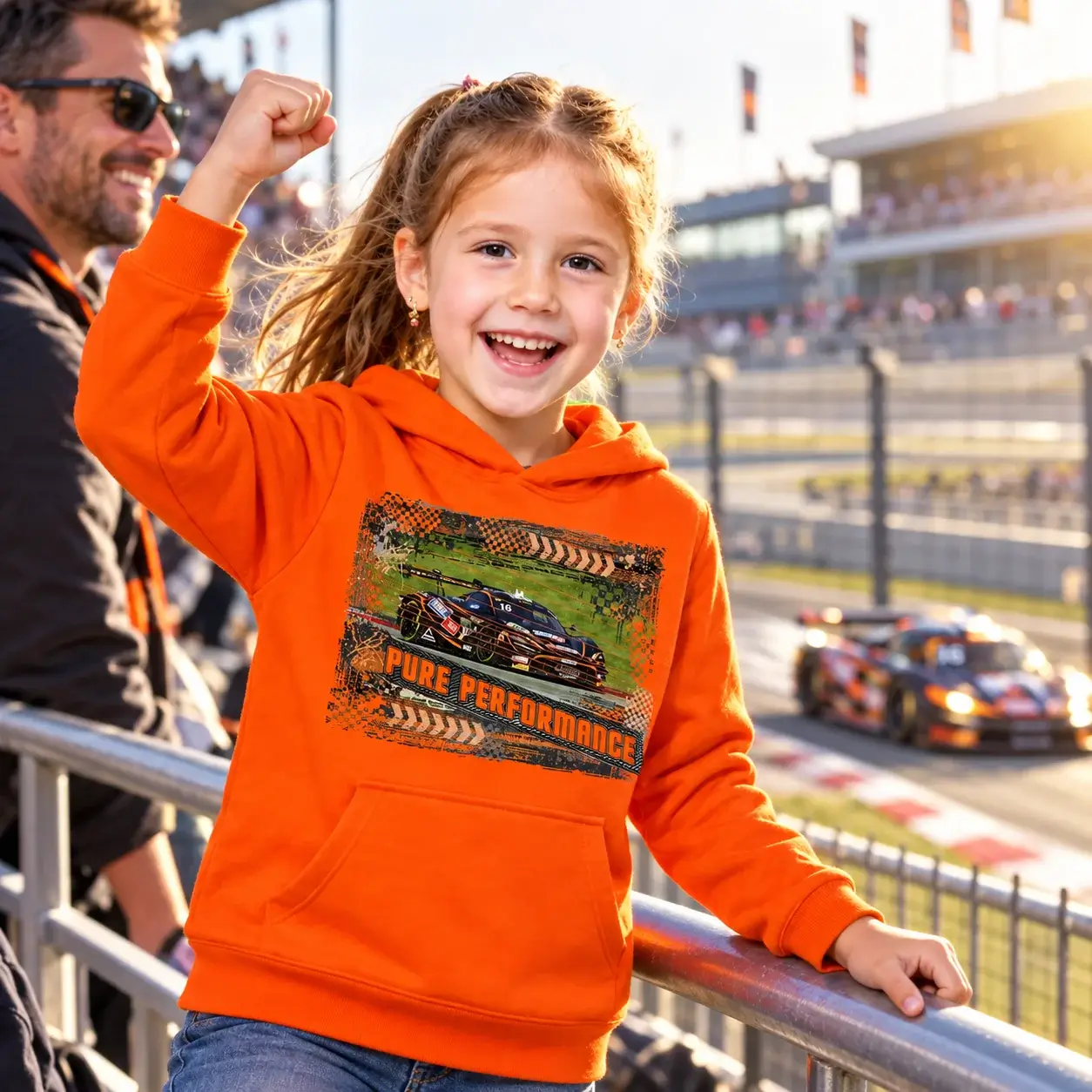 McLaren 720S GT3 Evo Kids Hoodie #16 - Motorsport Artwear 2 McLaren 720S GT3 Evo Kids Hoodie #16 - Motorsport Artwear – Bild 2