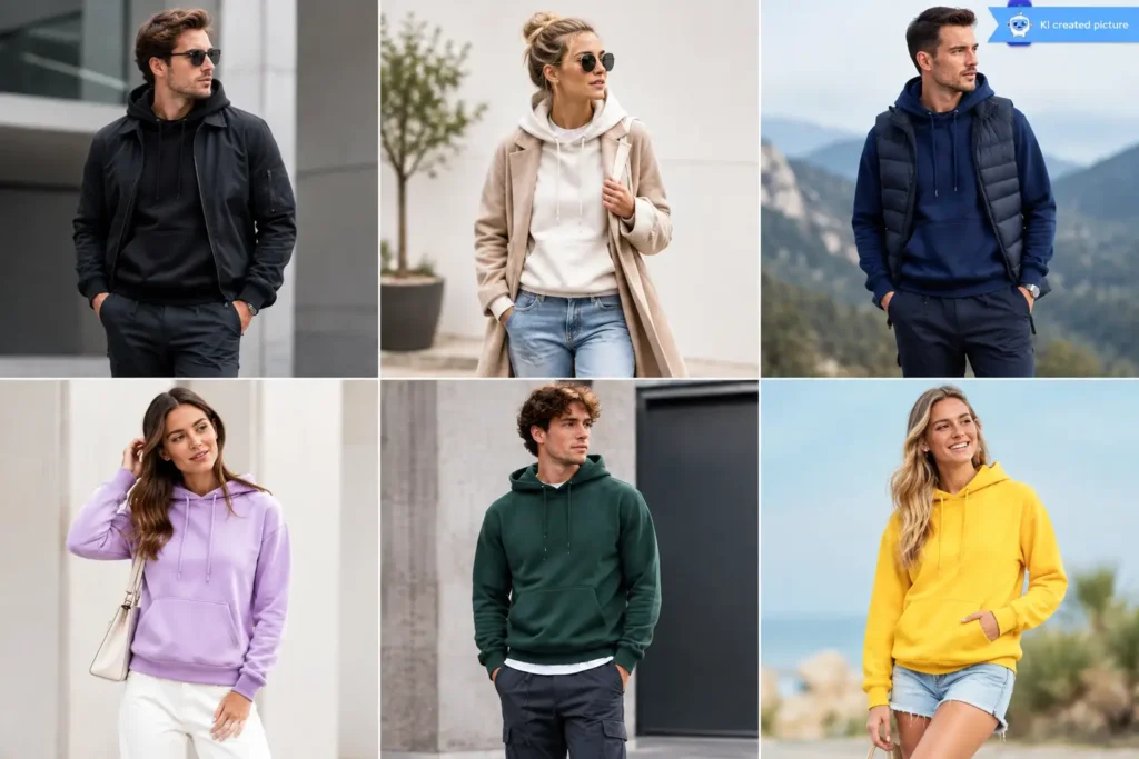 Racing Hoodie richtig kombinieren mit 6 Looks