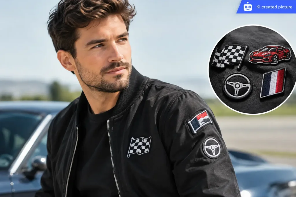 Wo Motorsport Aufnäher kaufen? So sitzt der Look