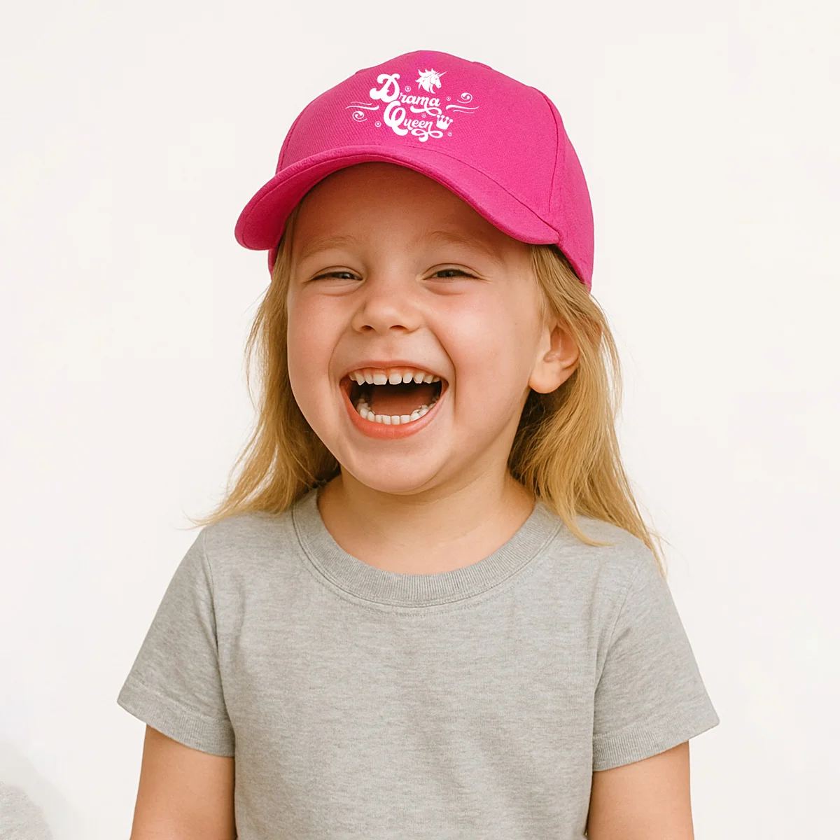 Children's cap "100% Drama Queen" - Crown was yesterday, cap is today!