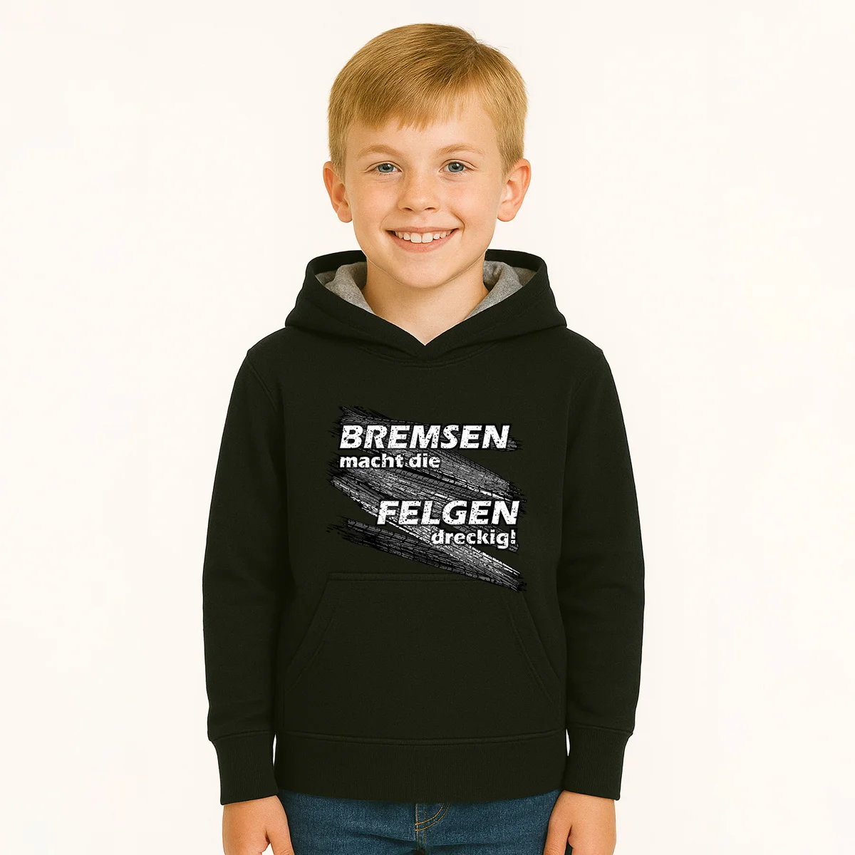 Children's hoodie Braking makes the rims dirty