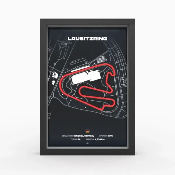 Lausitzring 3D Race Track Original A4 - Image 2
