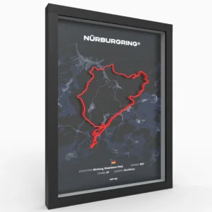 Nürburgring Nordschleife 3D race track Original A3