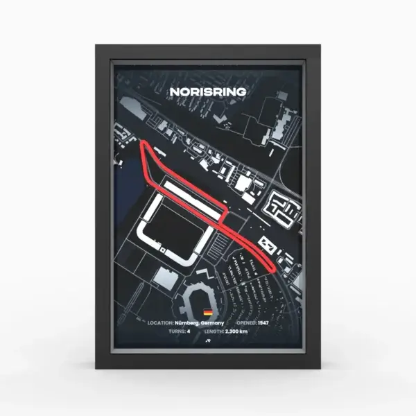 Norisring 3D race track Original A3 - Image 2
