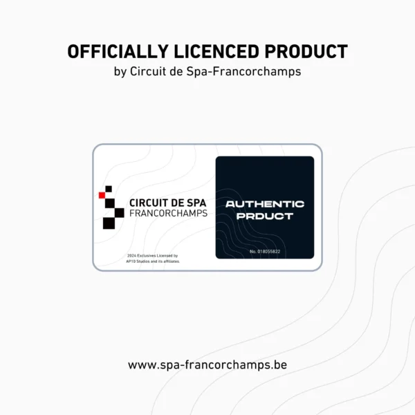 Spa Francorchamps 3D race track Original A3 - Image 6